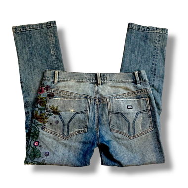 Jean droit floral Miss Sixty
