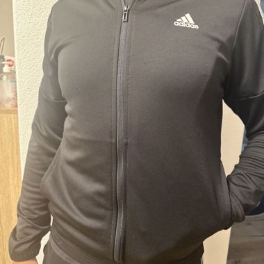 Black Adidas tracksuit
