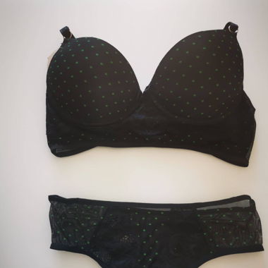 Lingerie -Soutien Dentelle & Culotte Taille 38 N/V