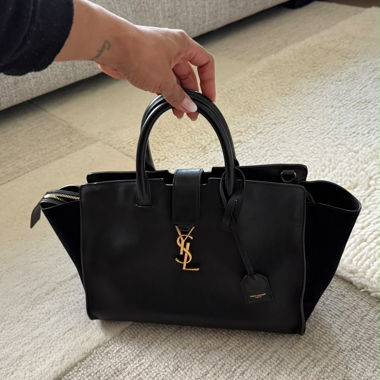 Borsa shopper nera Saint Laurent