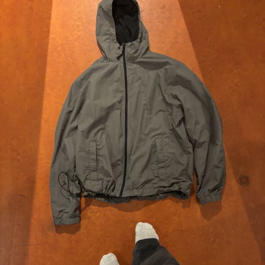 Regenjacke grau