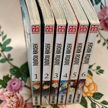 Série Manga Jujutsu Kaisen (vol. 1 à 6)