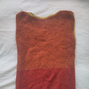 Handgemachte Weste