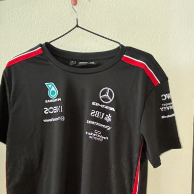 original T-Shirt Mercedes F1 Team in black