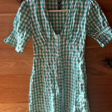 Sommerkleid grün kariert 