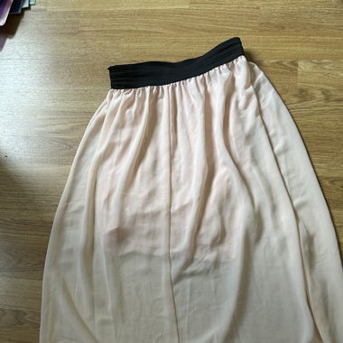 Jupe Rose Longue jusqu'aux Chevilles