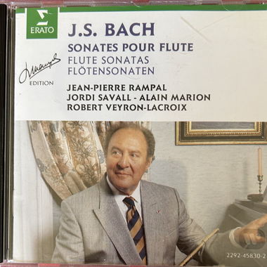 CD J.S. Bach - Sonatas for Flute