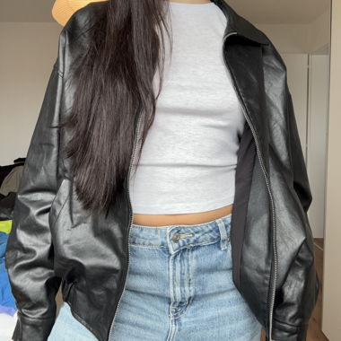 Lederjacke