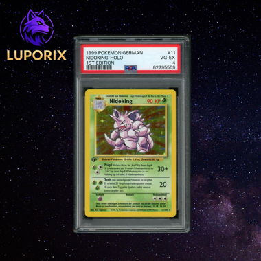 Carta Pokémon PSA 4 Nidoking 11/102 1ª Edizione