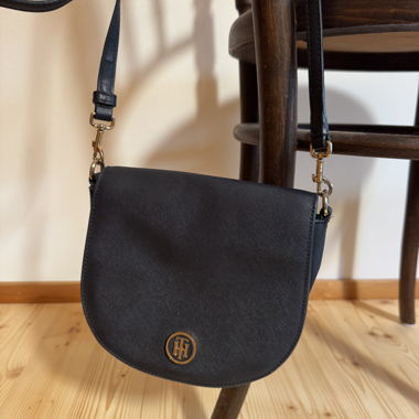 Borsa a tracolla blu scuro
