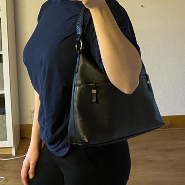 Sac à main hobo noir Francinel 