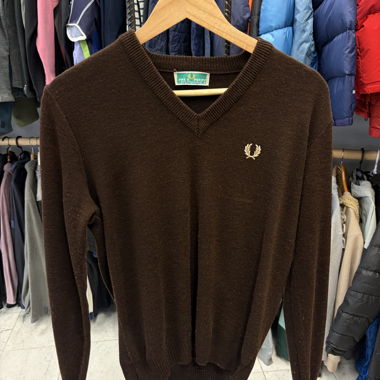 Maglione Fred Perry marrone taglia M in lana
