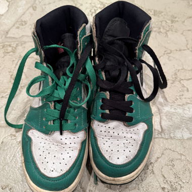 Nike Air Jordan High Sneaker grün EU 37.5