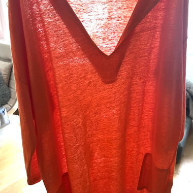 Haut oversize design Max&Moi oranges
