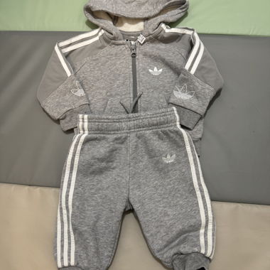 Adidas kids set grey 6-9 months