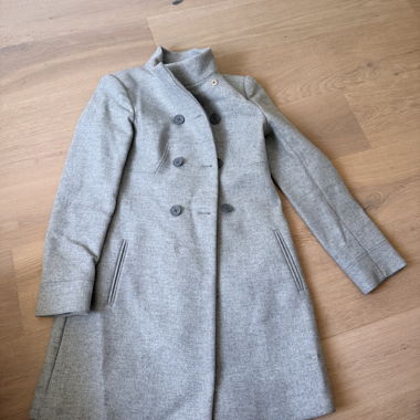 Dondup grauer Wollmantel