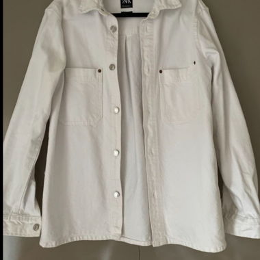 Camicia ZARA bianca Relaxed Fit S