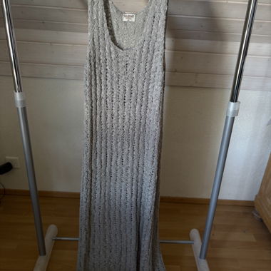 Abito in maglia grigio