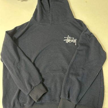 Stussy navy blue hoodie