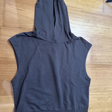 Short Sleeved Loose Top with Hood