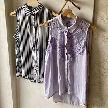 Set mit 2 ärmellosen Hemden