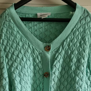 Strickjacke mintgrün 