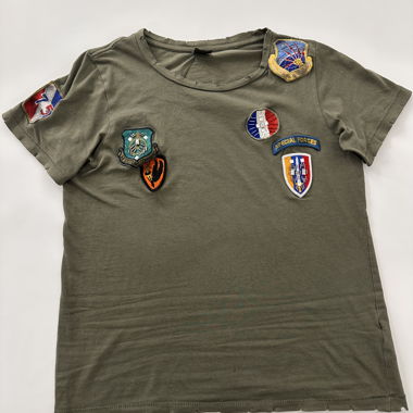 Mr & Mrs Italy T-Shirt mit Patches, Grösse s