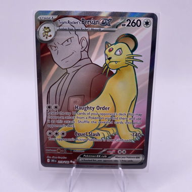 Carte Pokémon Team Rocket's Persian ex