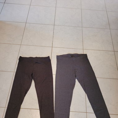 Graue bequeme Leggings