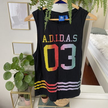 vintage adidas shirt colorful