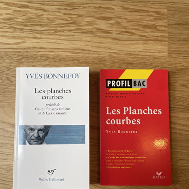 Livre « Les planches courbes » avec son analyse 