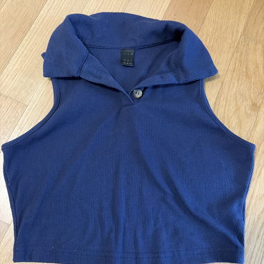 Haut pour dames bleu foncé