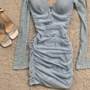 robe oh polly bleue