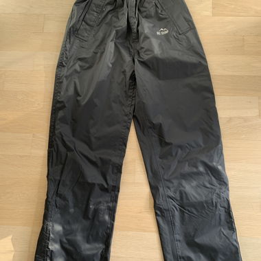 Regenhose schwarz, Gr 164