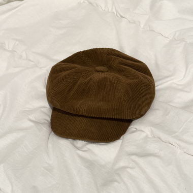 Cappellino in velluto a coste
