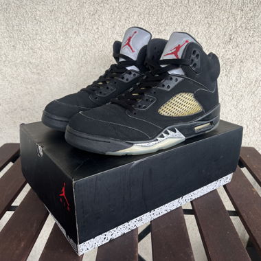 Nike Air Jordan 5 OG Metallic Black (2016)