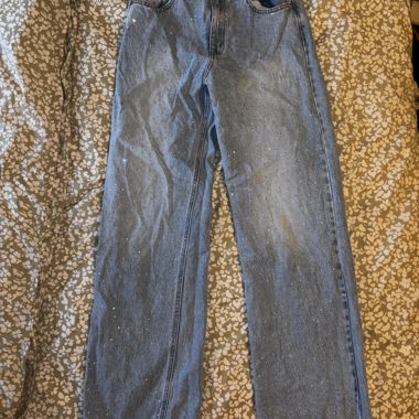 Jeans Azzurro Chiaro con Strass