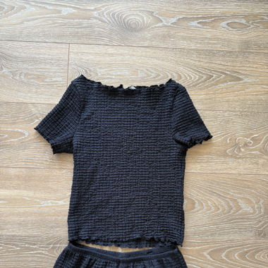 summery black set