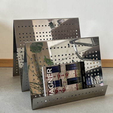 Metal Magazine Holder, 80s