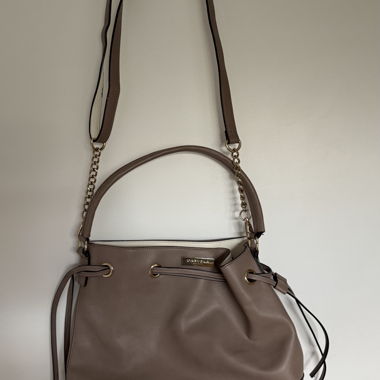 Sac bandoulière taupe