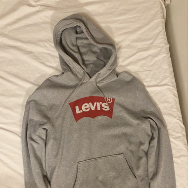 Sweat à capuche Levi's gris