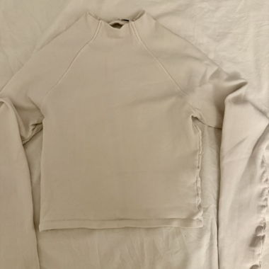 Maglione collo rotondo bianco ZARA – taglia S