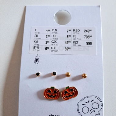 Halloween Stud Earrings Set