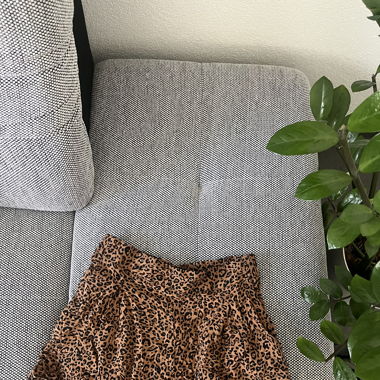 leopard short pants