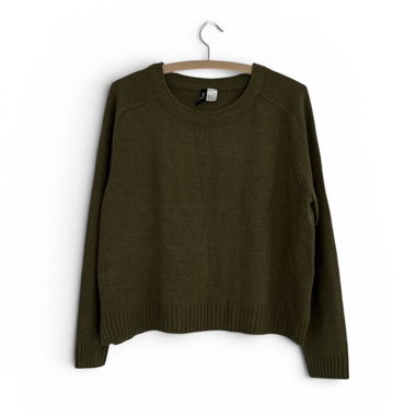 Olive Green Knit Sweater