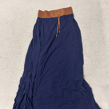 Jupe longue Chicorée bleu
