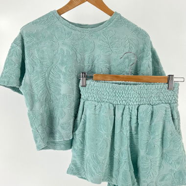 Ensemble Clockhouse vert menthe