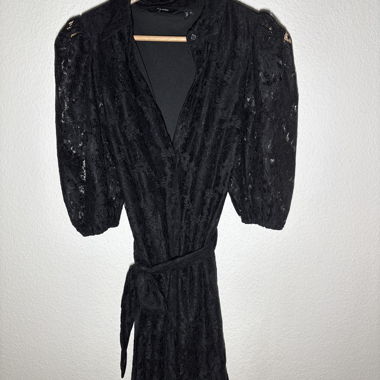 Vestito corto nero pizzo Vero Moda EU XS