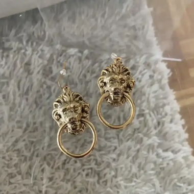 Doorknocker Earrings - Brand New