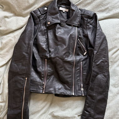 Veste en similicuir